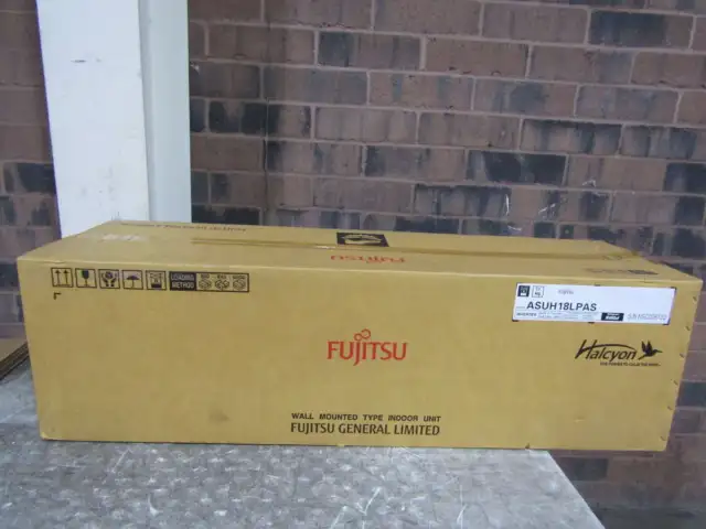 Fujitsu 208/230V 18000 BTU Wall Mounted Indoor Air Conditioner ASUH18LPAS