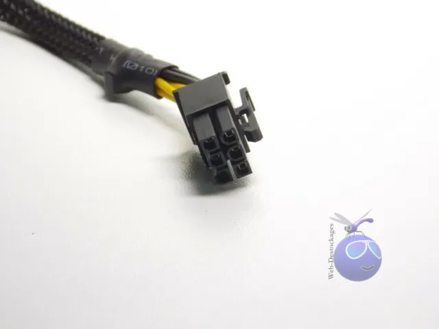 Câble Adaptateur interne alimentation Molex 4pin Femelle vers PCIe 6/8 broches