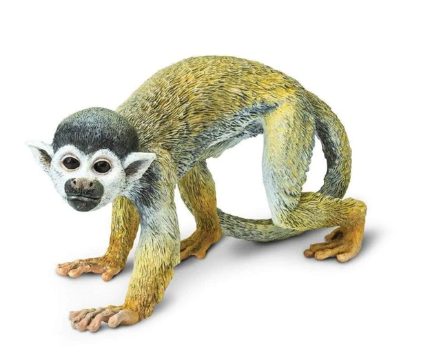 Safari Ltd Squirrel Monkey Figure #269829 Incredible Creatures New 5.75" Long