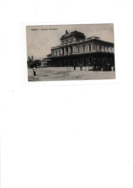 collezionismo cartolina Veneto Padova stazione ferroviaria animazione fp vg1932