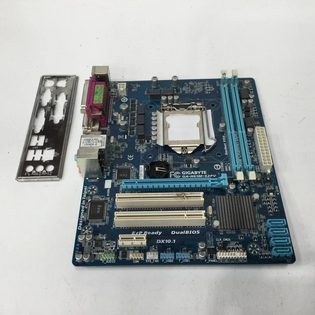 GIGABYTE GAH61MS2PV MOTHERBOARD mATX DDR3 LGA 1155 DVI VGA Intel H61