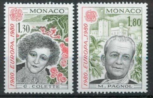 MONACO 1980 - Europa Cept - Famous People - Set of 2 - MNH EUR 1,36