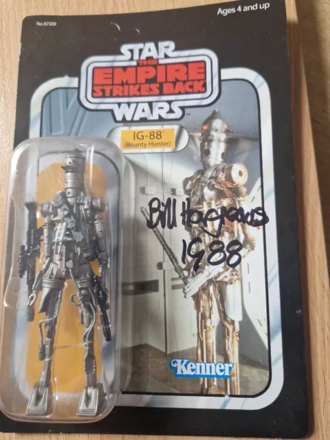 Star Wars IG 88 Empire Strikes Back Figure SIGNED