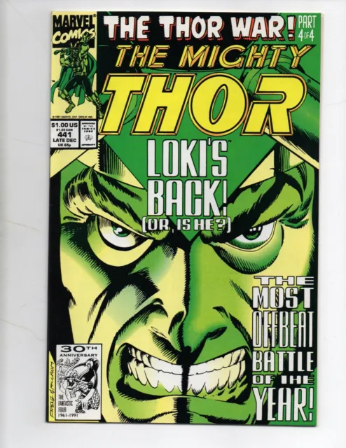 Marvel Comics The Mighty Thor Volume 1 #441 VF