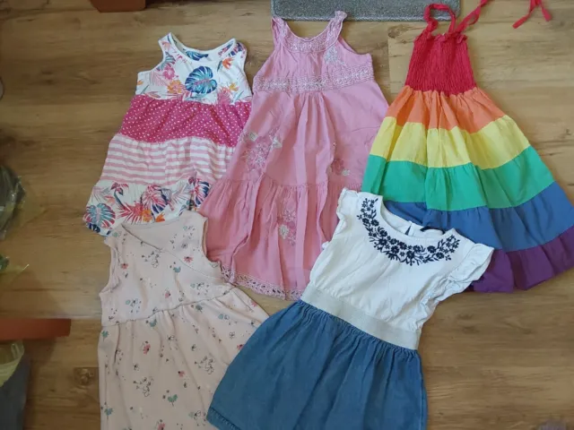Girls Age 4-5 Years Lovely Summer Dress Bundle, Inc Monsoon