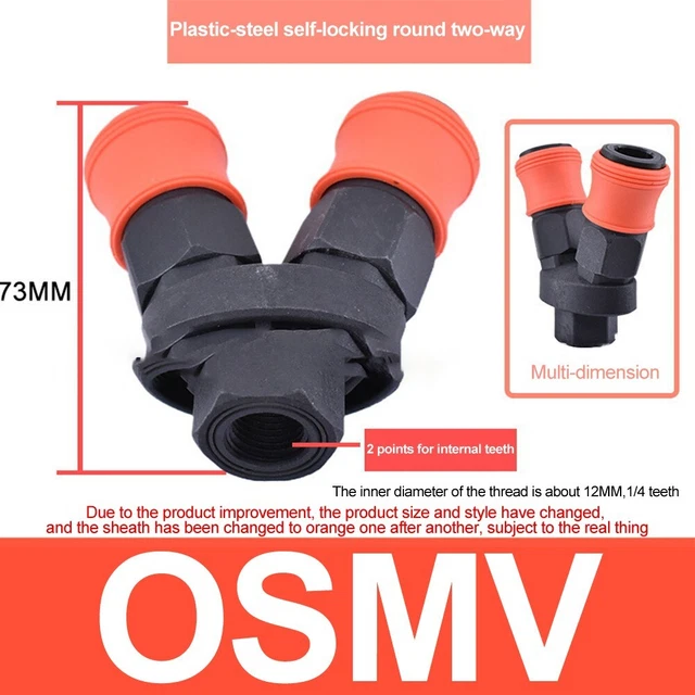 Embout Gonflage Auto Verrouillant En Cuivre - Pour Compresseur, Pneus, Valves, Tuyau D'extension