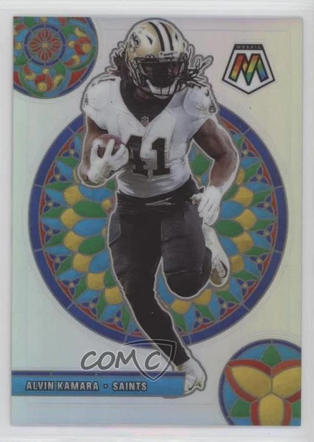 2021 Panini Mosaic Glass Mosaic Alvin Kamara #GM-12