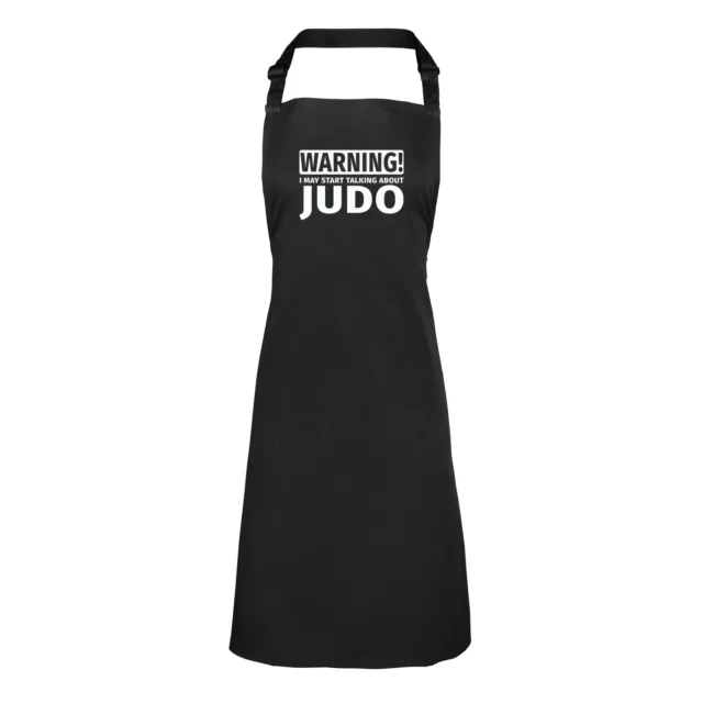 Warning May Start Talking about Judo grembiule da uomo donna