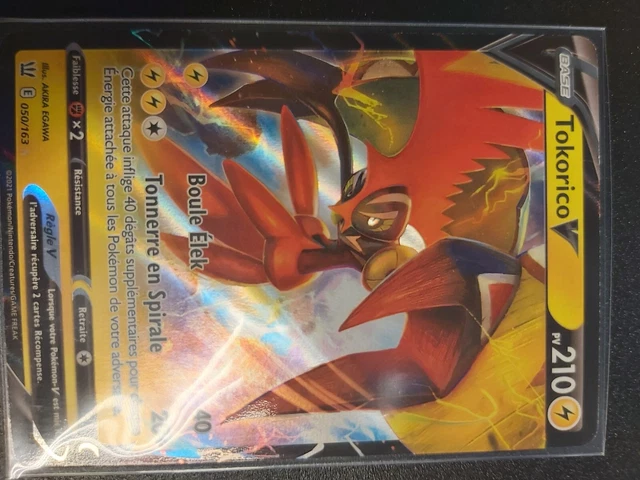 Tokorico V 50/163 Ultraboost X - Coffret 10 Cartes Pokémon Épée Et Bouclier Françaises