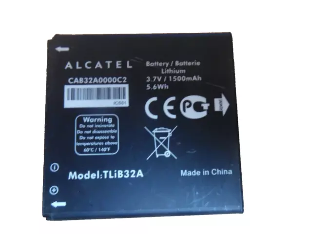 Brand New Genuine Alcatel CAB32A0000C2 Original Battery - 1500 mAh 2