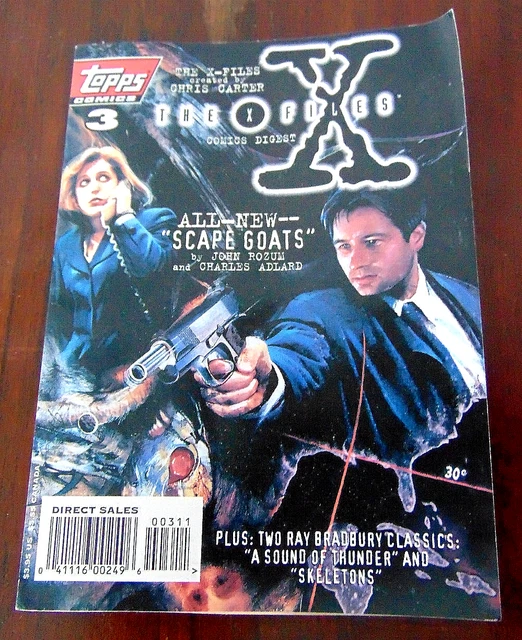 1996 Series Topps Comics #3 The X Files Scape Goats John Rozum & Charles Adlard