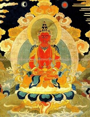 Tibetan Thangka Buddha On Heaven paper poster buy wall hangings