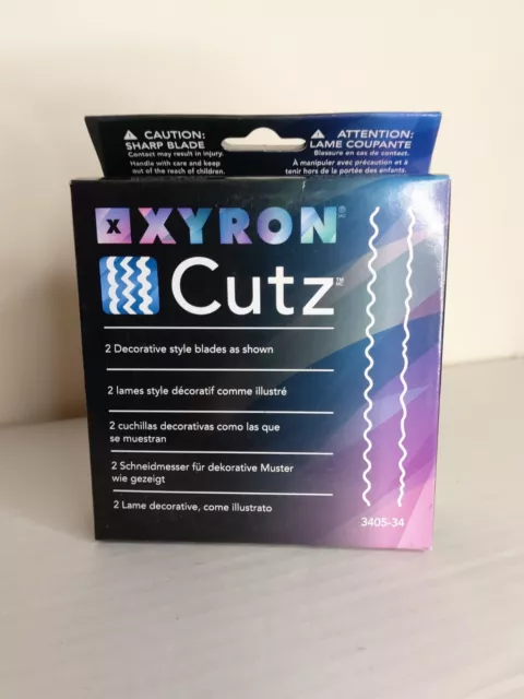 Xyron Cutz 2 Blades for Scoring Style & Perforated Style 3405-34