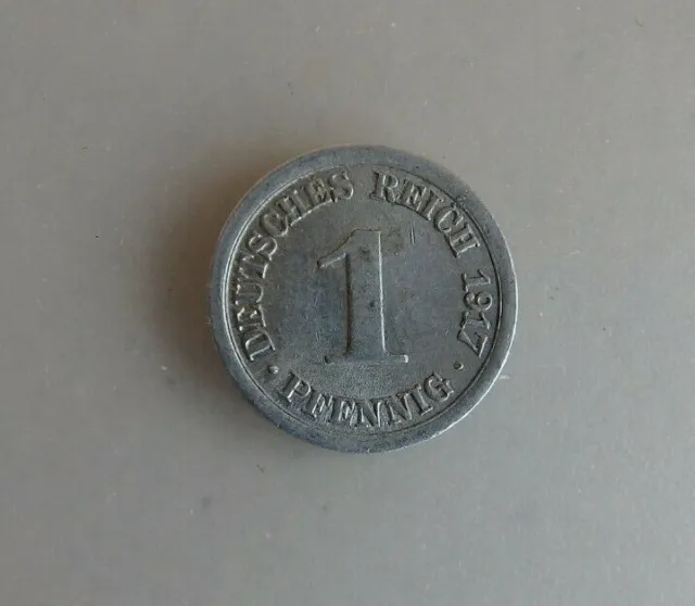 Deutsches Reich Kaiserreich 1 Pfennig 1917 E (80015)