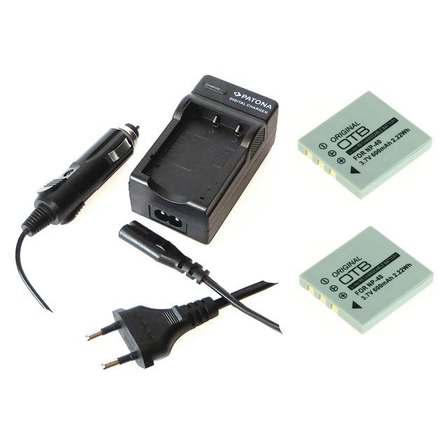 2x Akku Für Medion Life P43012 Kamera – 800 MAh, 3,7 V Li-Ion, Kompatibel Mit CAS101, NP-40 Uvm.