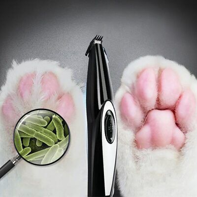 Electric Pet Hair Clipper Dog Cat Feet Paw Shaver Cordless Grooming Trimmer Kit