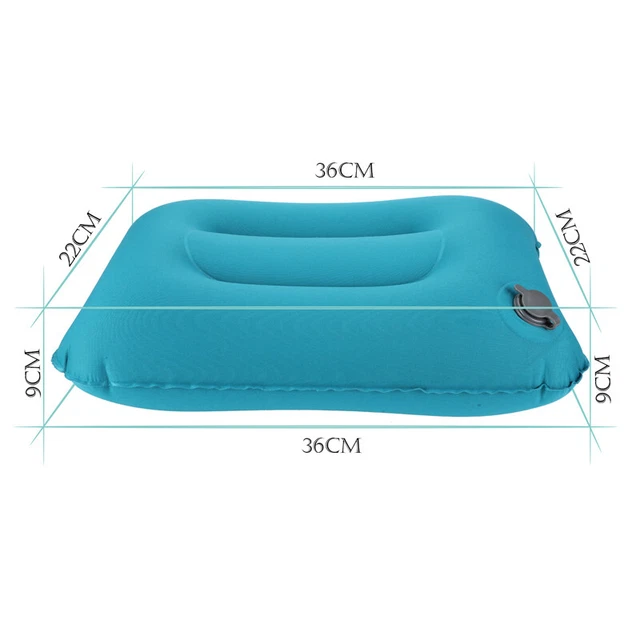 Travel Pillow Foldable Inflatable U-shaped Neck Support Car Airplane Air Cushion 10