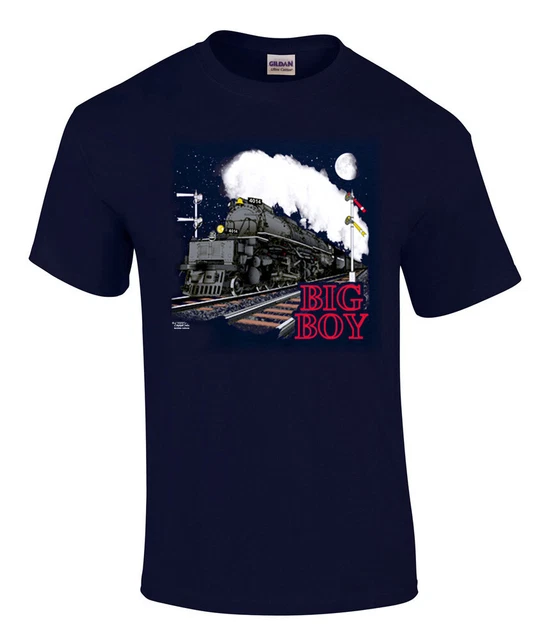 UNION PACIFIC BIG Boy 4014 Adult, Steam Train Tee TShirts Blue [10140] 18.99 PicClick