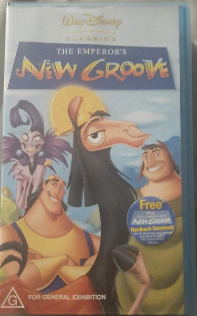 THE EMPEROR'S NEW Groove Vhs Cassette Video Tape Disney $10.00 - PicClick AU