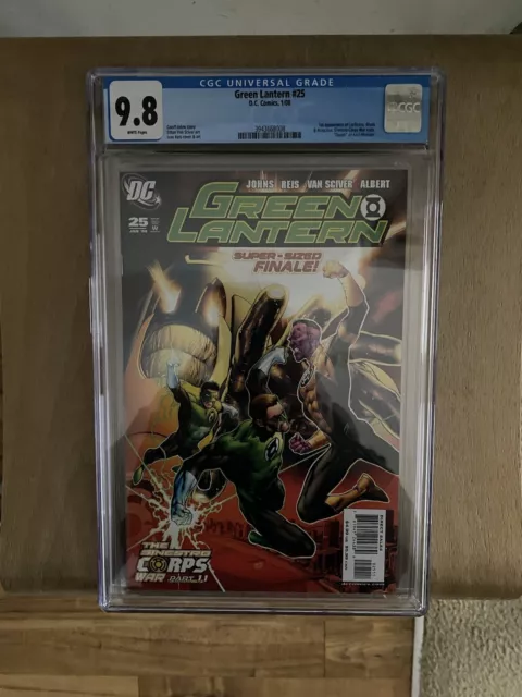 Green Lantern #25 (DC Comics, 2008) CGC 9.8 1st print 1st Larfleeze Atrocitus