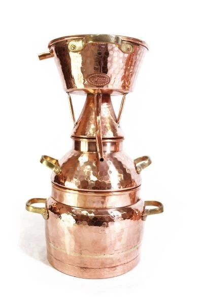 Alambic En Cuivre Artisanal 20L Avec Thermomètre - CopperGarden, Distillation