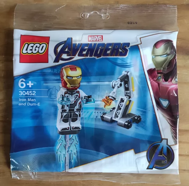 LEGO® polybag Marvel Avengers Iron Man and Dum-E Neuf Scellé