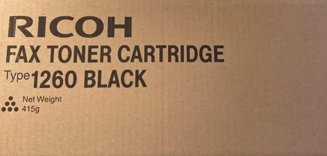 Ricoh Type 1260 Toner black für Fax 3310 3320L 4410 4420L 4430 4430L OVP NEU