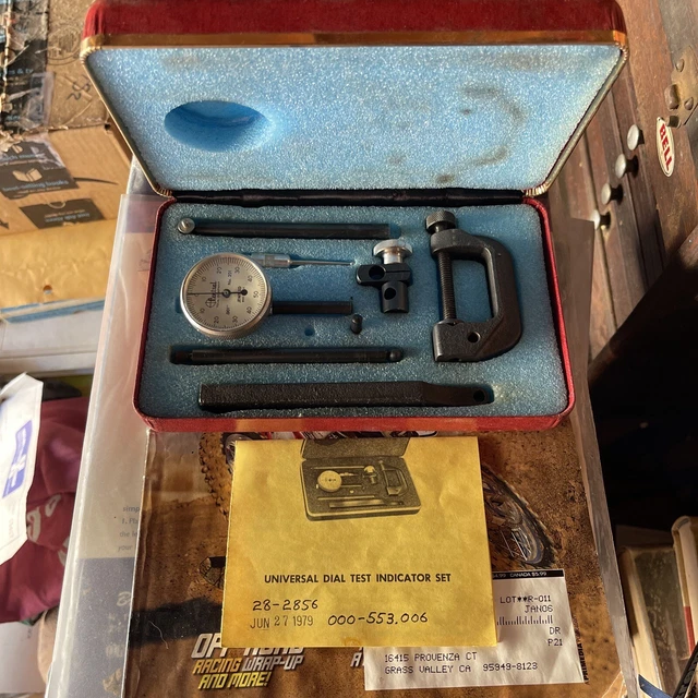 Central Tool Co. No. 200 or No. 201 Universal Dial Test Indicator Set 