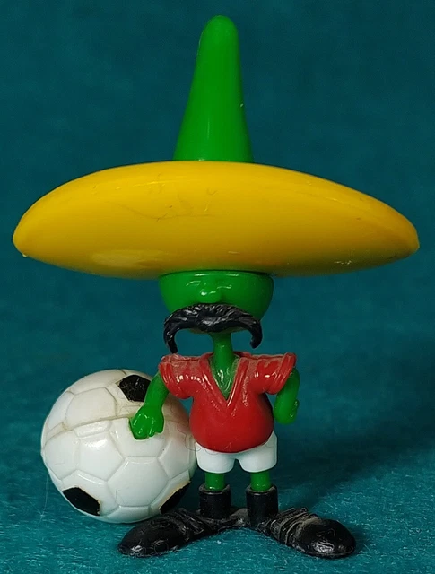 Figurine Mascotte Officielle Pique - Coupe Du Monde Mexico 1986, Vintage Football