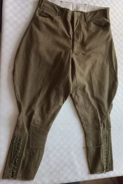 WW2 Reproduction Pantalon M40 Infanterie Allemande (feldgrau) - Taille