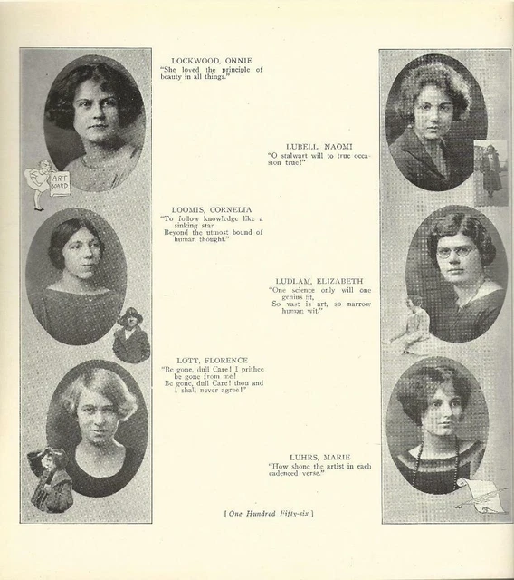 1925 BARNARD COLLEGE College University Yearbook, Mortarboard, New York