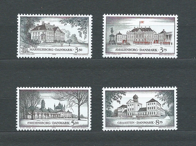 DANEMARK - 1994 YT 1076 à 1079 - TIMBRES NEUFS** MNH LUXE