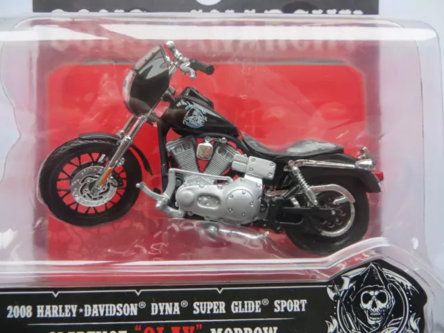 Sons of Anarchy Clay Morrow Harley Davidson Dyna Super Glide Sport Die Cast Bike