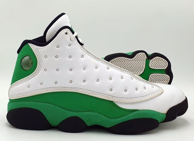 Jordan 13 noir deals et vert