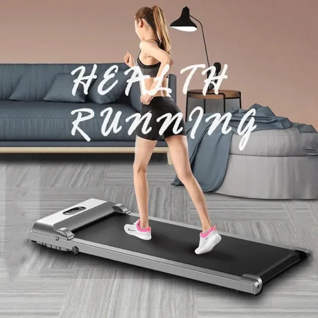 Electric Treadmill Under Desk Walking Pad with LCD&Bluetooth&Remote Up to 6km/h