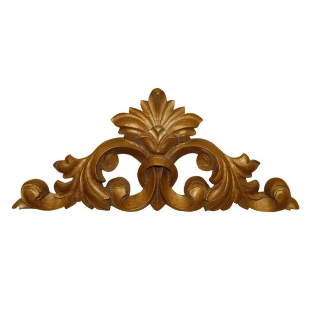 Hickory Manor Home 6730AG Leaf Scroll Center, Antique Gold