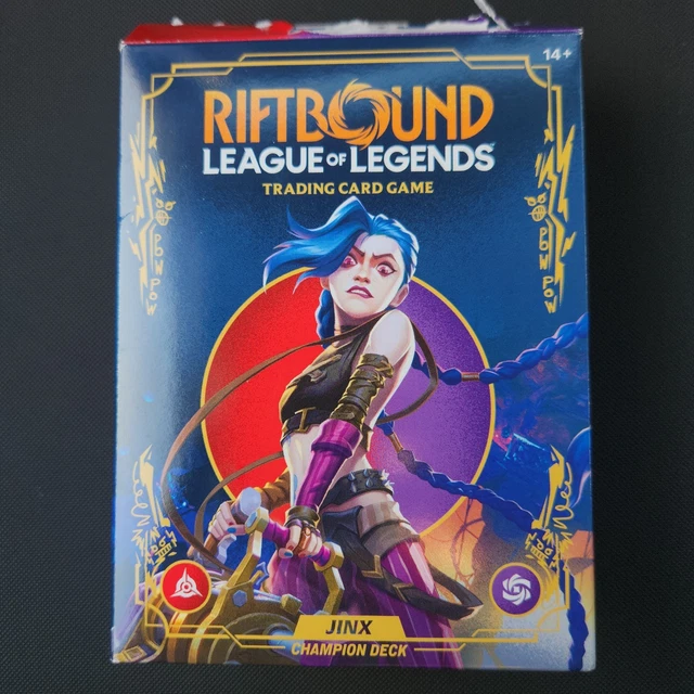 RIFTBOUND TCG CHAMPION Deck Set Jinx Starter Deck NO BOOSTER PACK OGN ...