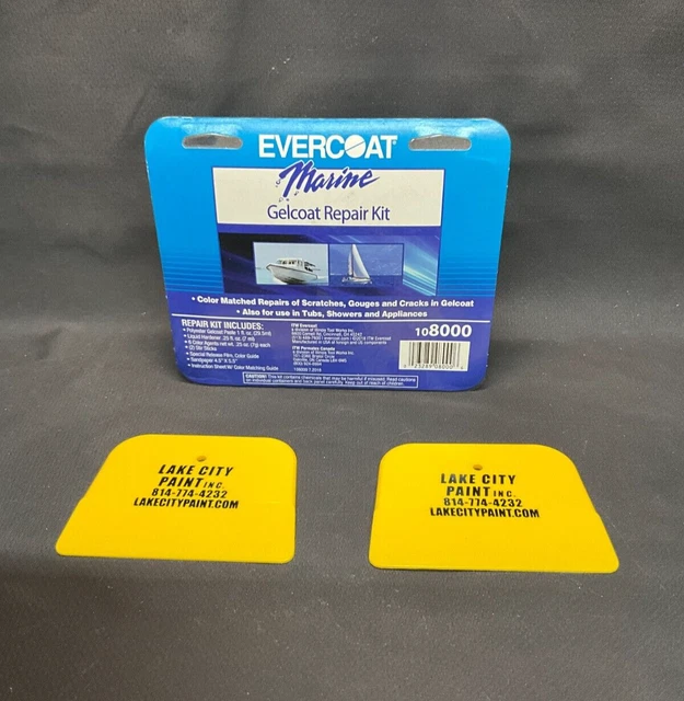 Evercoat Marine Boat Gelcoat Repair Kit 100668 Match n' Patch Multi Use