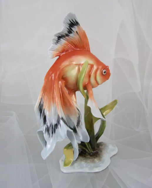 Rosenthal Figur "Schleierschwanz" Fisch Goldfisch Heidenreich Figurine Figure 3