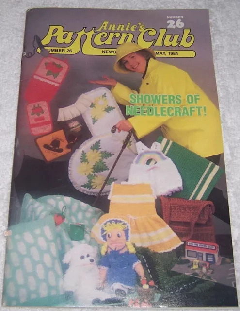 Annie's Pattern Club Newsletter Magazine April/May 1984 needlecraft