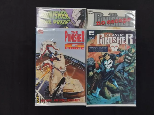 Classic Punisher , The Prize, G Force, & No Escape TPB Lot Set