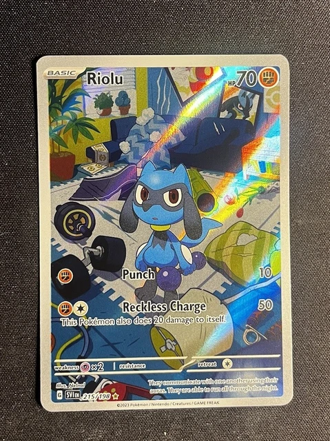 RIOLU | 215/198 | Illustration Rare | Scarlet & Violet Base Set | $31. ...