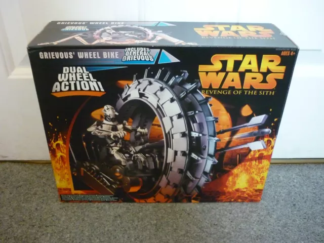 Star Wars Hasbro ROTS Episode 3 General Grievous 3" Scale Wheel Bike New Sealed