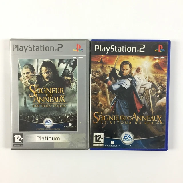 Le Seigneur Des Anneaux Les Deux Tours + Le Retour Du Roi / Lot 2 Jeu PS2