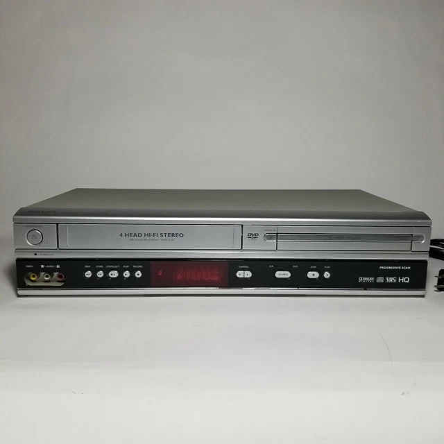 PHILIPS DVP3050V VCR DVD Combo Player VHS Recorder 4 Head HiFi Stereo