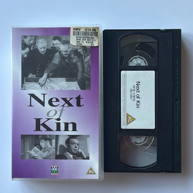NEXT OF KIN (1942) VHS Video Tape - Ealing Studios War Film - Mervyn ...