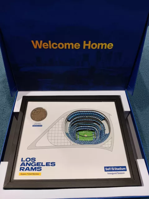 Los Angeles Rams SoFi Stadium Inaugural Season 2020 3” Iron On Patch Custom  Made