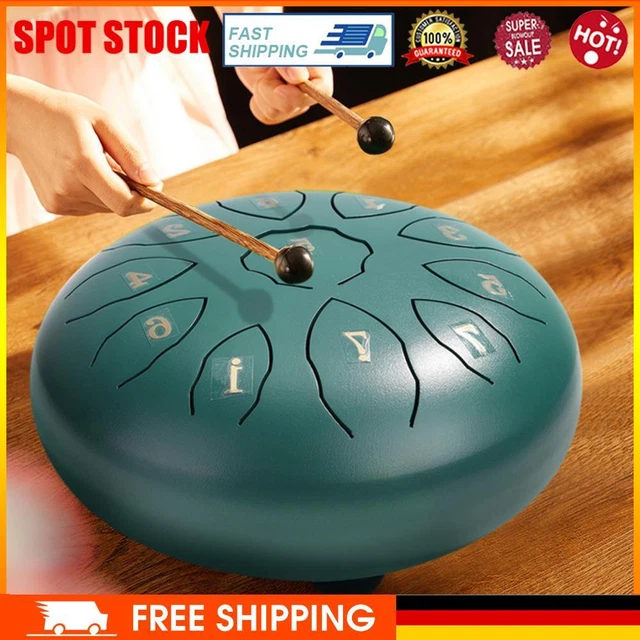 Stahlzungen-Trommel mit 11 Tönen Hand-Pan-Tank-Trommel Percussion Instrument (Gr
