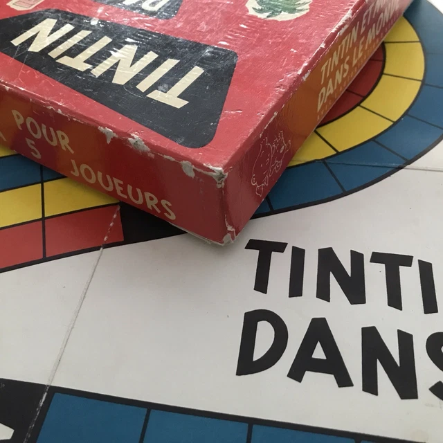 Jeu De Société Tintin Et Milou – Le Monde Montbrison – Complet Et Vintage