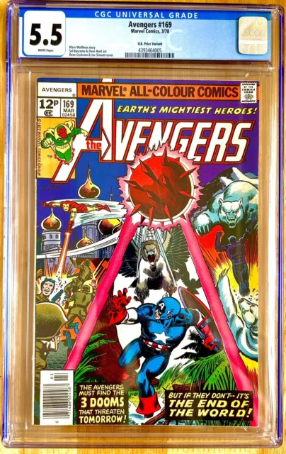Avengers #169 March 1978  CGC 5.5